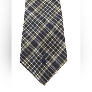 Polo by Ralph Lauren plaid cotton tie. Excellent condition.